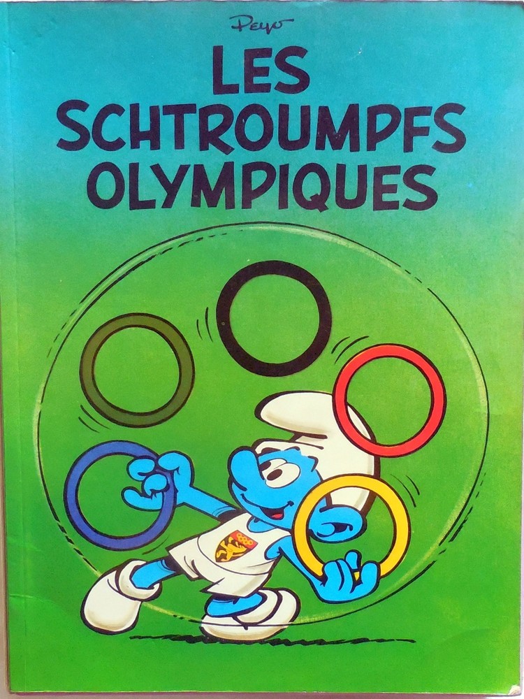 1979 OLYMPIC SMURFS SMURFS PEYO SEPP COMIC