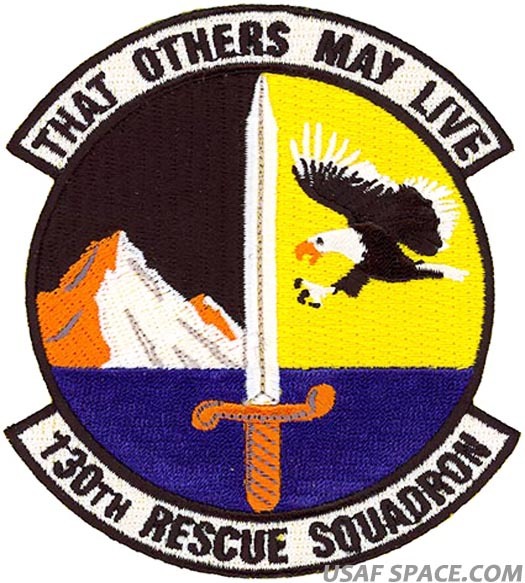 USAF 130th RESCUE SQ -PJ'S CSAR Aerospace Recovery California ANG ORIGINAL PATCH