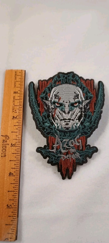 The Hobbit Azog 4 x 3 Inch Iron On Patch