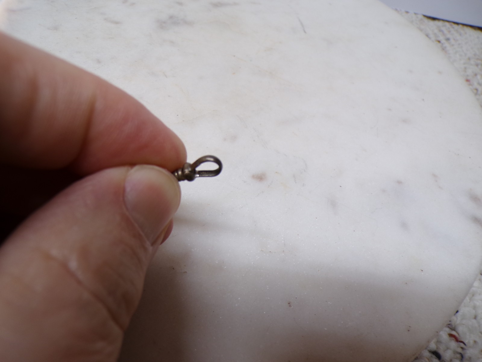 GLP George L Paine Co Sterling Beltogram Art Deco Belt Loop Chain