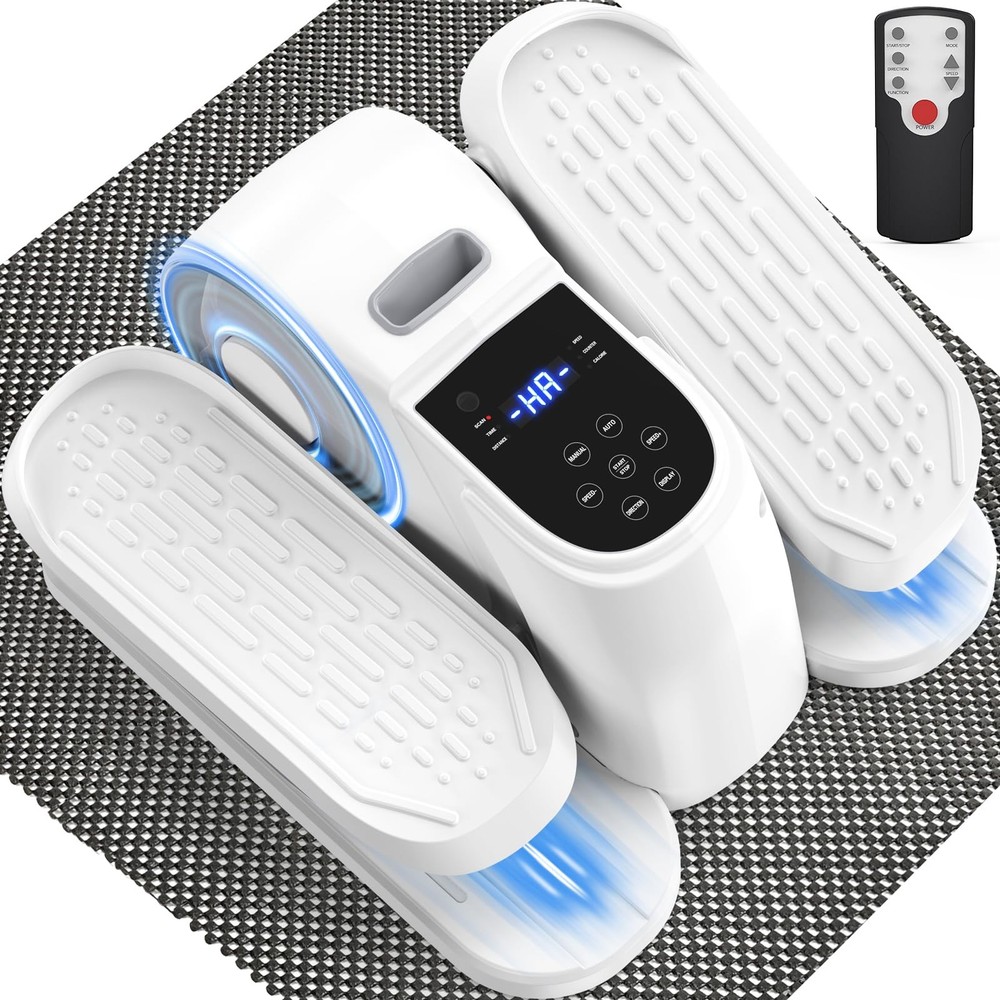 ® 028 Under Desk Elliptical 12 Speed 5 Modes Motorized Leg Exerciser While Si...