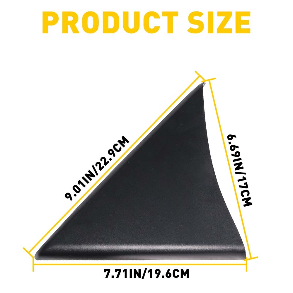 Door Upper Trim Panel Left Driver Inside Triangle Cover For 07-14 Silverado