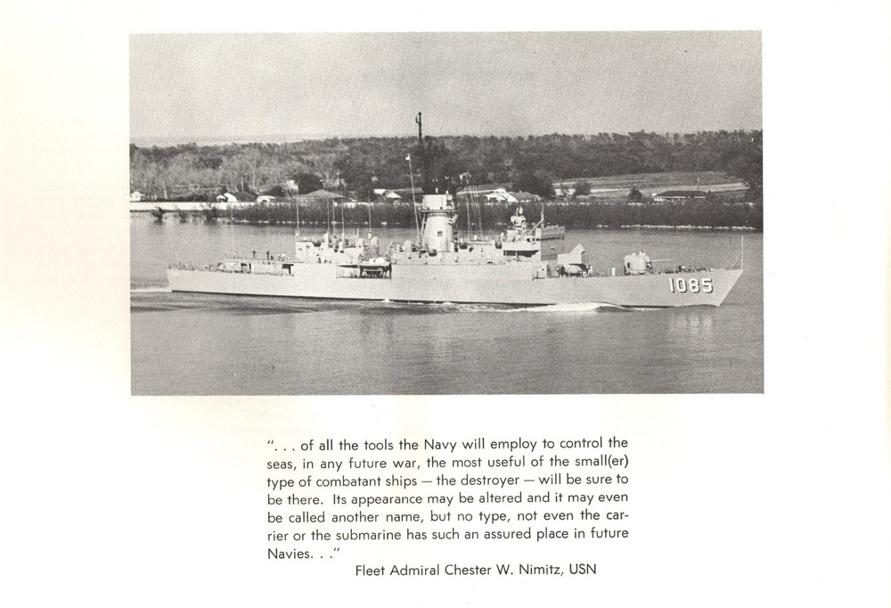 ☆ USS DONALD B. BEARY DE-1085 NAVY COMMISSIONING PROGRAM LOG 1972 ☆