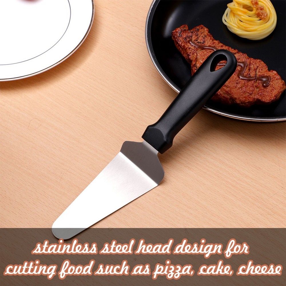 Pie Server Cake Pizza Grill Spatula Baking Cutter Wedding Party Serving Black