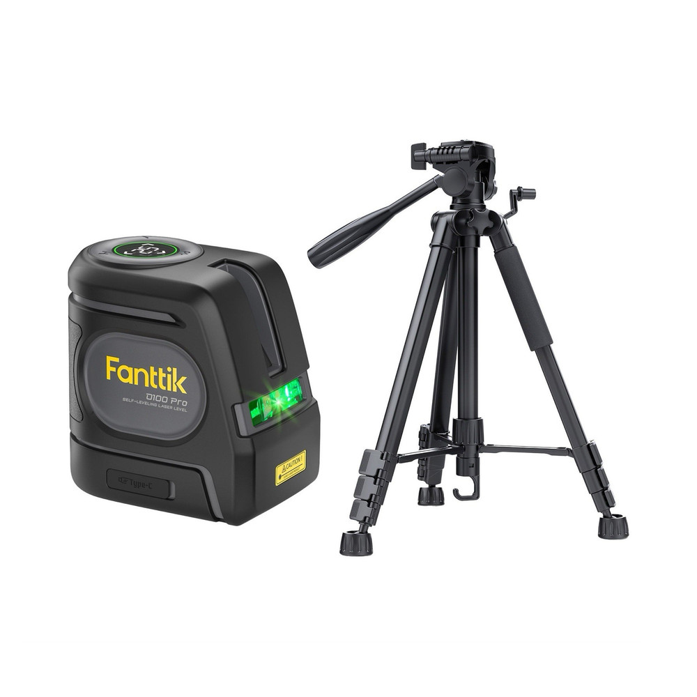 Fanttik D100 Pro Self-Leveling Laser Level, Digital Display, Tripod