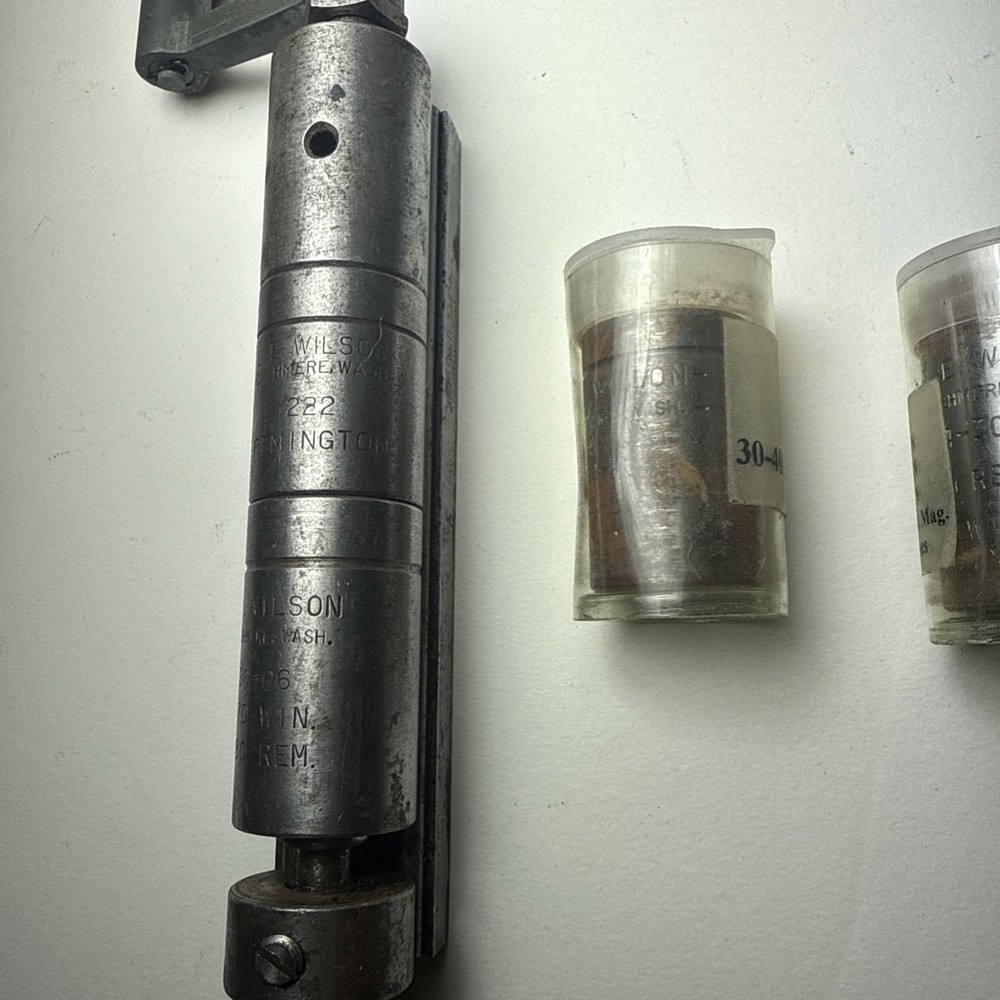 L E Wilson Case Trimmer with shell holders