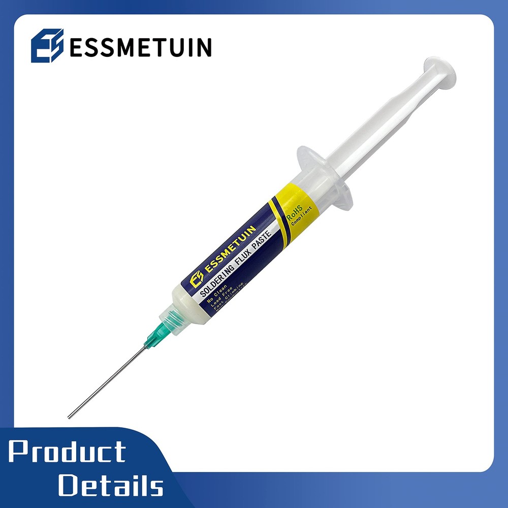 Essmetuin No Clean Soldering Flux Paste(4Pack), Solder For 4Pack, 4pack