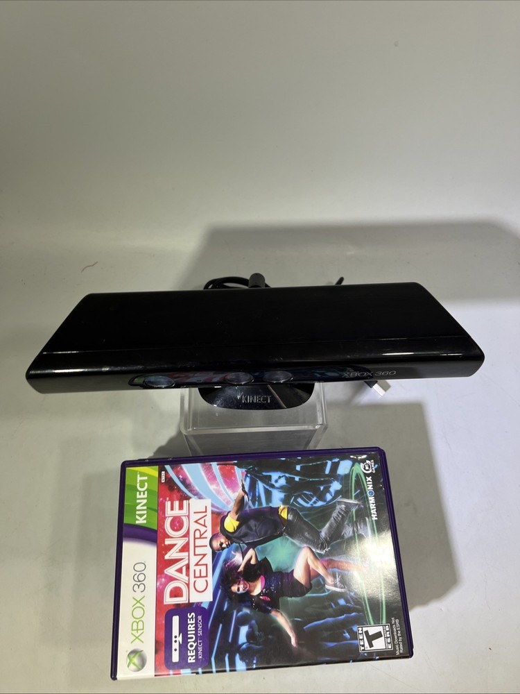 Microsoft Xbox 360 Kinect Sensor Bar W/6 Games Tested Bundle Lot #ML3