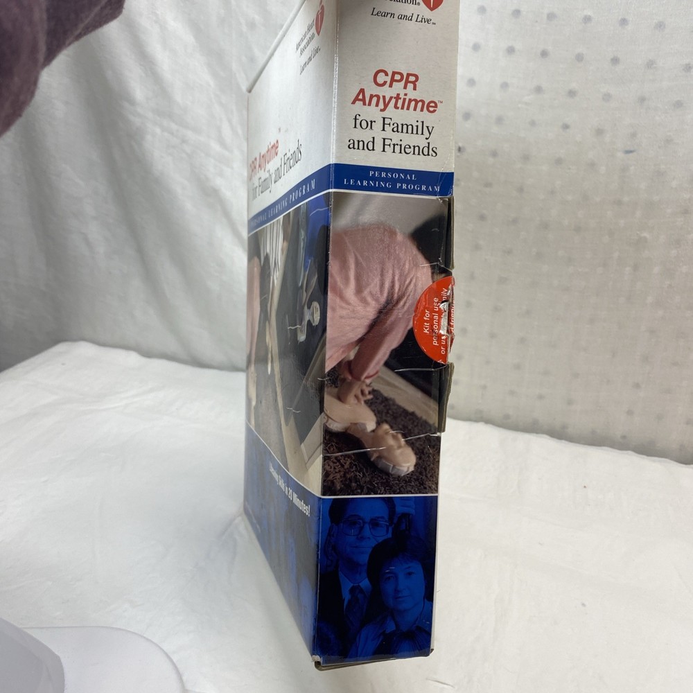 CPR Anytime Family And Friends Personal Learning Program Face Dummy