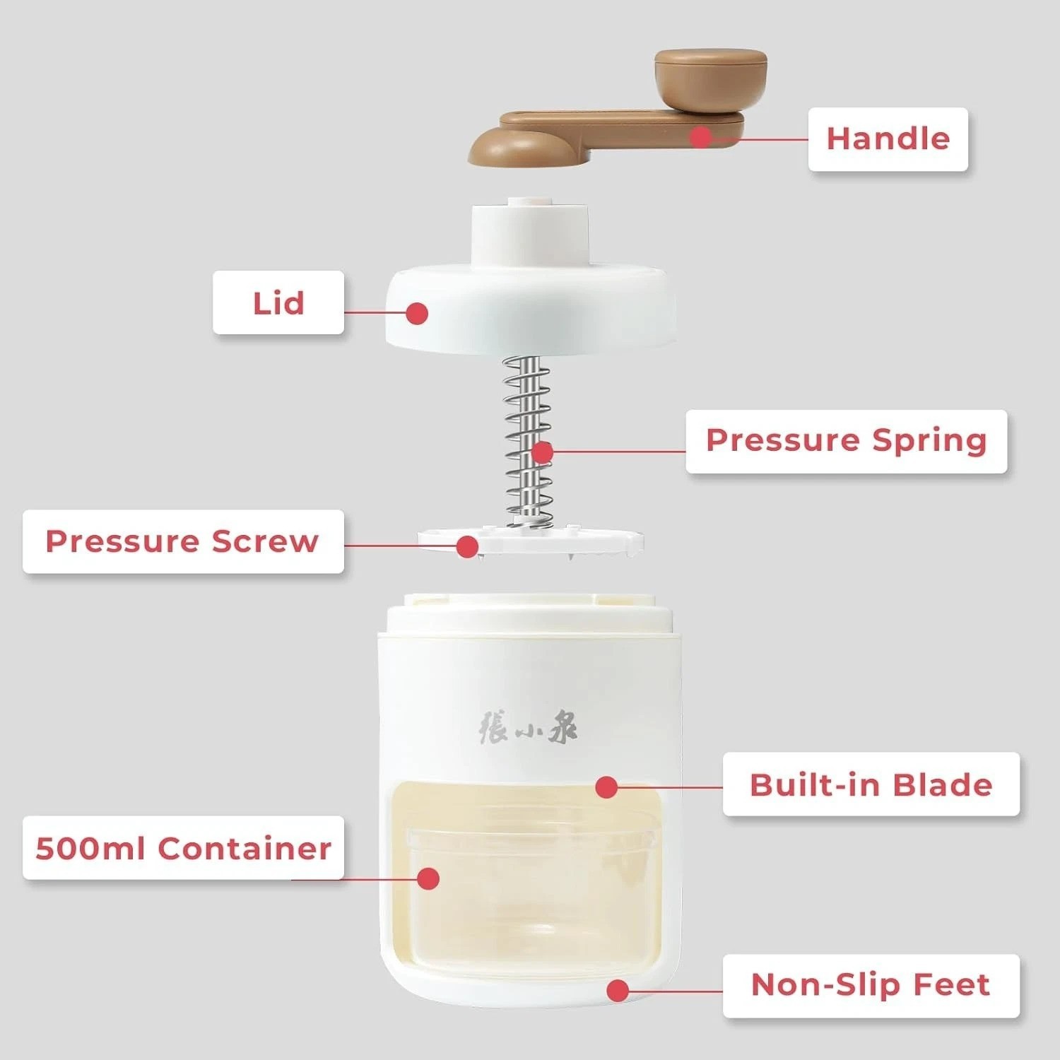 ZHANG XIAO QUAN Hand-cranked Shaver Ice and Snow Cone Machine, Manual Shaved ...