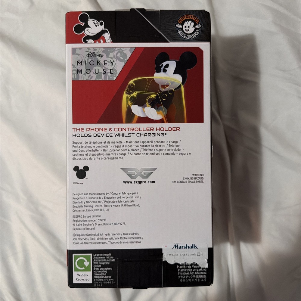 Disney Mickey Mouse Original Phone & Controller Holder Device Stand New, Sealed