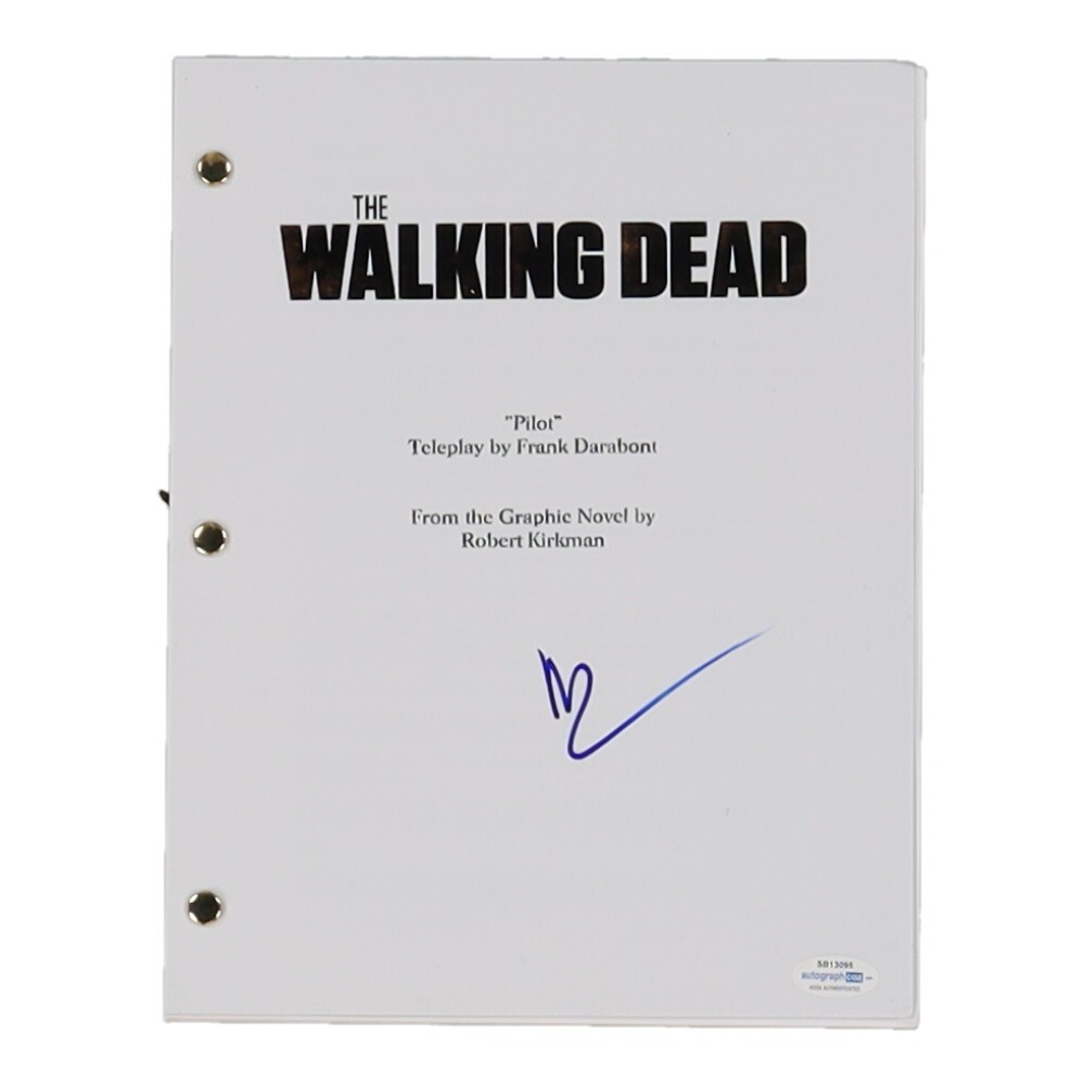 Norman Reedus (Daryl Dixon) The Walking Dead Full Pilot Script AutographCOA Holo