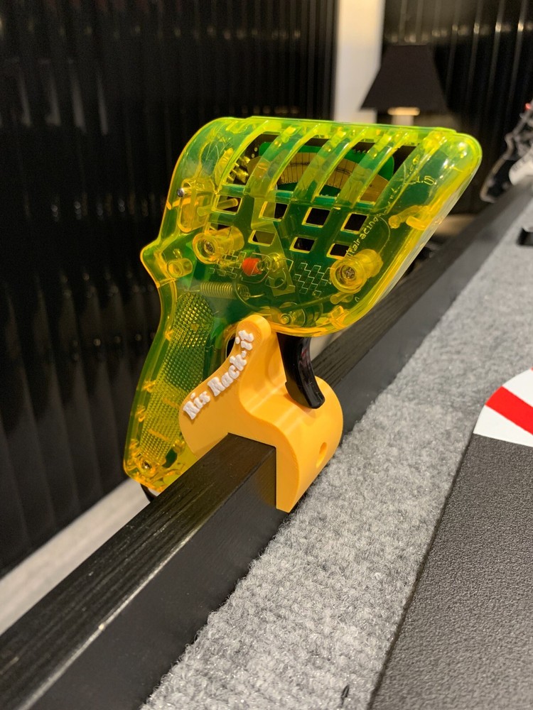 Rix Rack-it Slot car controller holder (Yellow U mount)