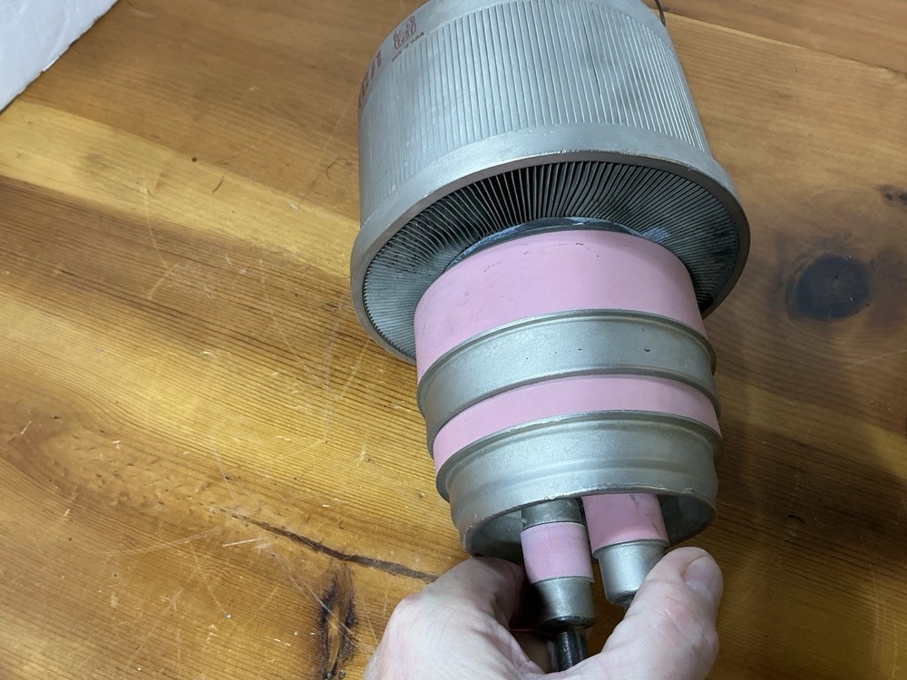 RCA 6166A 7007 Ceramic RF Beam Power transmitting Tube 12KW Radio Station PULL