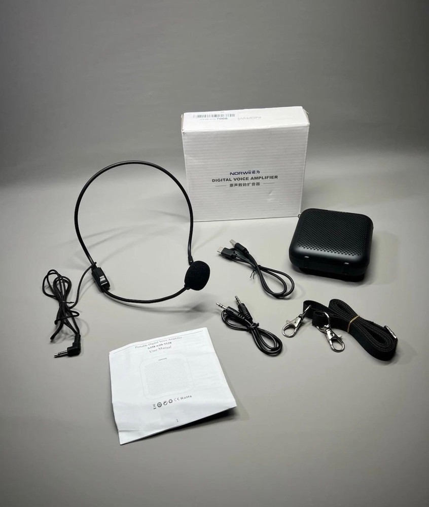 Loud Voice Amplifier Portable Mini Wired Microphone Headset Bluetooth Speaker