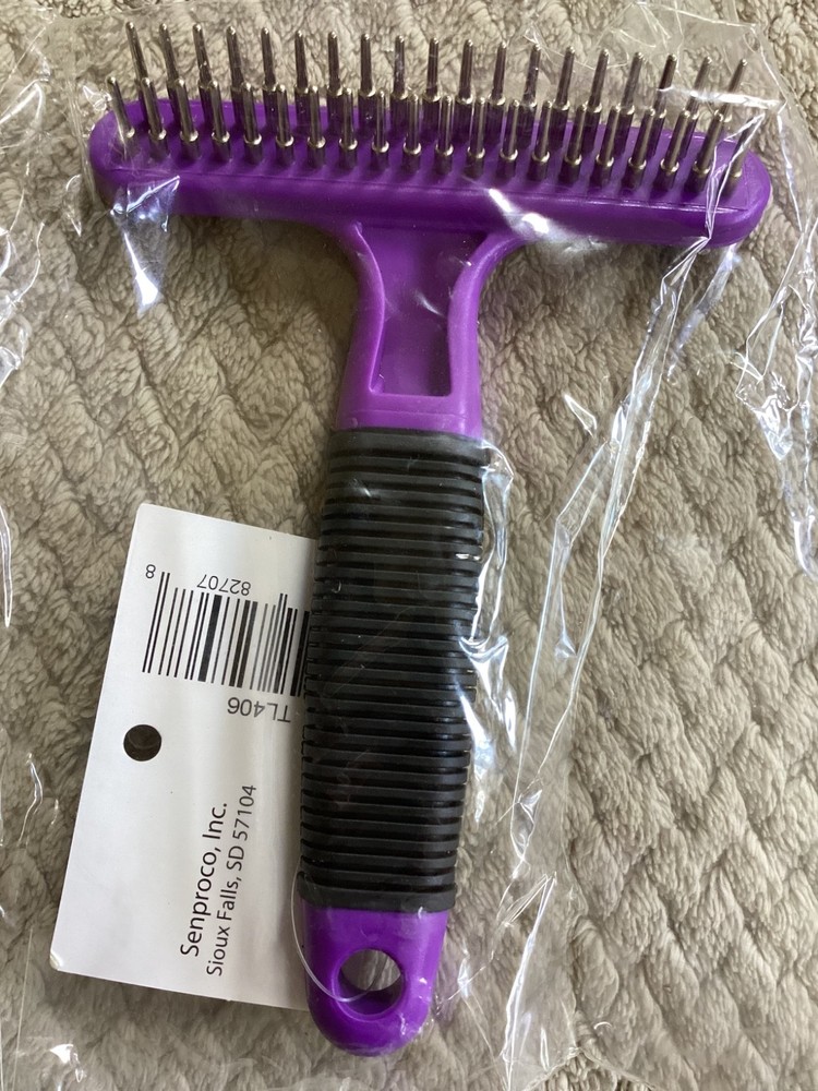 SureGrip Dog Double Row Undercoat Rake