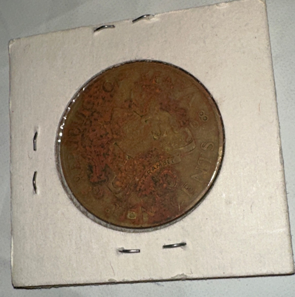 Kenya 10 Cent Coin 1968