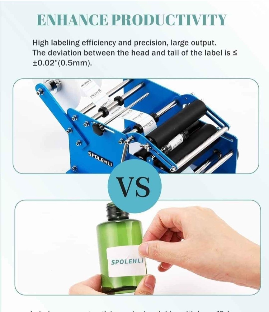 Bottle Labeling Machine with Swing Arm