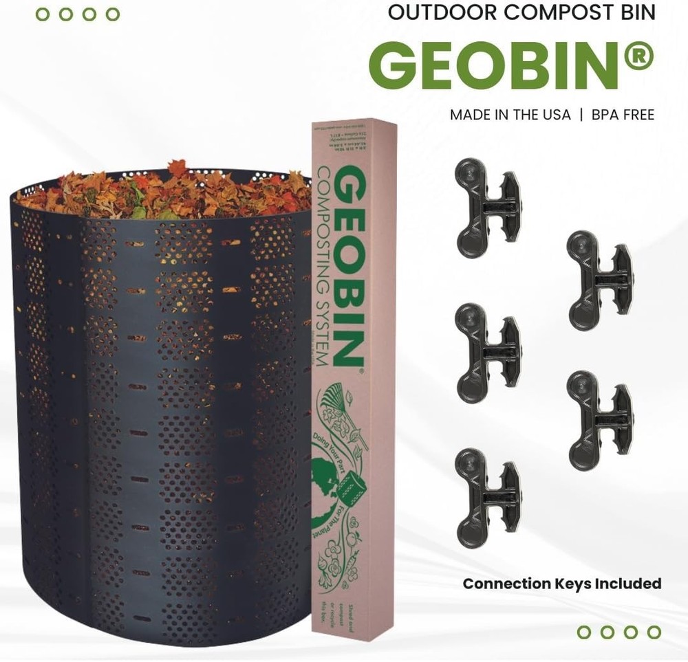 Outdoor Compost Bin - 246 Gallon Capacity with Maximum Ventilation