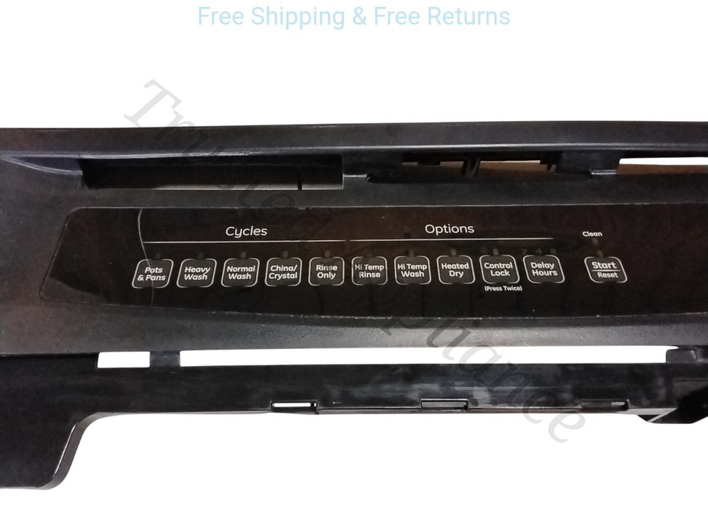 OEM Dishwasher Control Panel 165d8417 BLACK BLACK