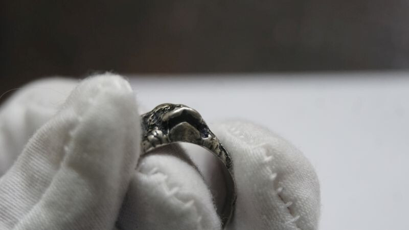 GERMAN WWII VIKING Division SILVER 800 RING