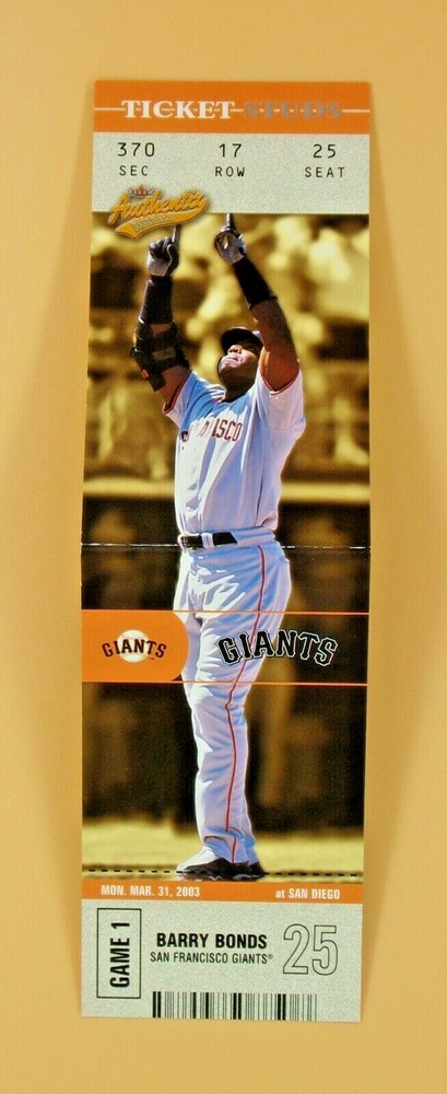 2003 Fleer Authentix Ticket Studs - Pick Your Card