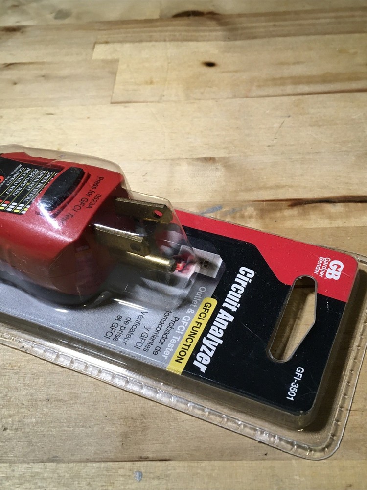 GB Circuit Analyzer: GFCI Function Outlet & GFCI Tester - #GFI-3501