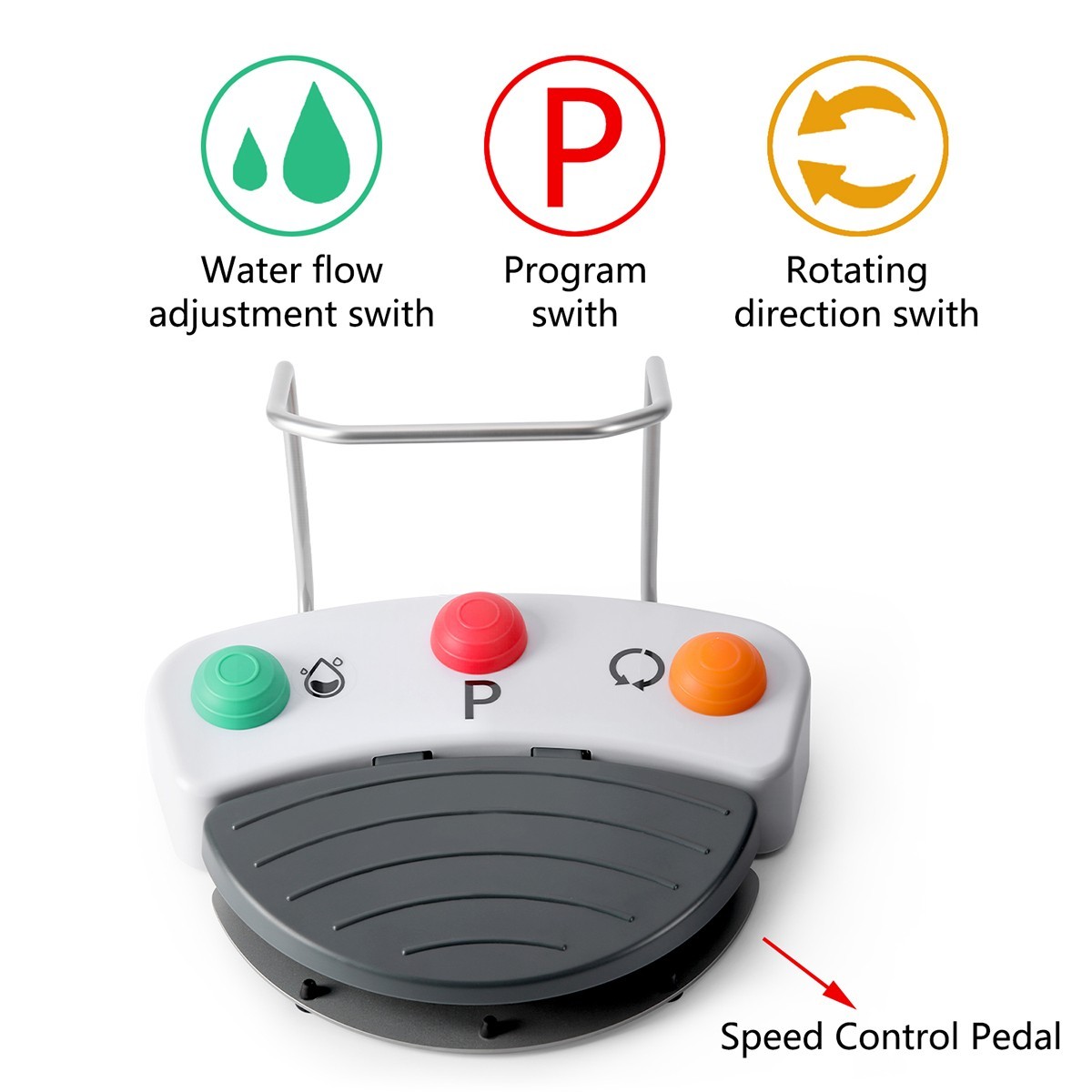 AZDENT Dental Brushless Implant Motor +20:1 LED Contra Handpiece Touch Screen