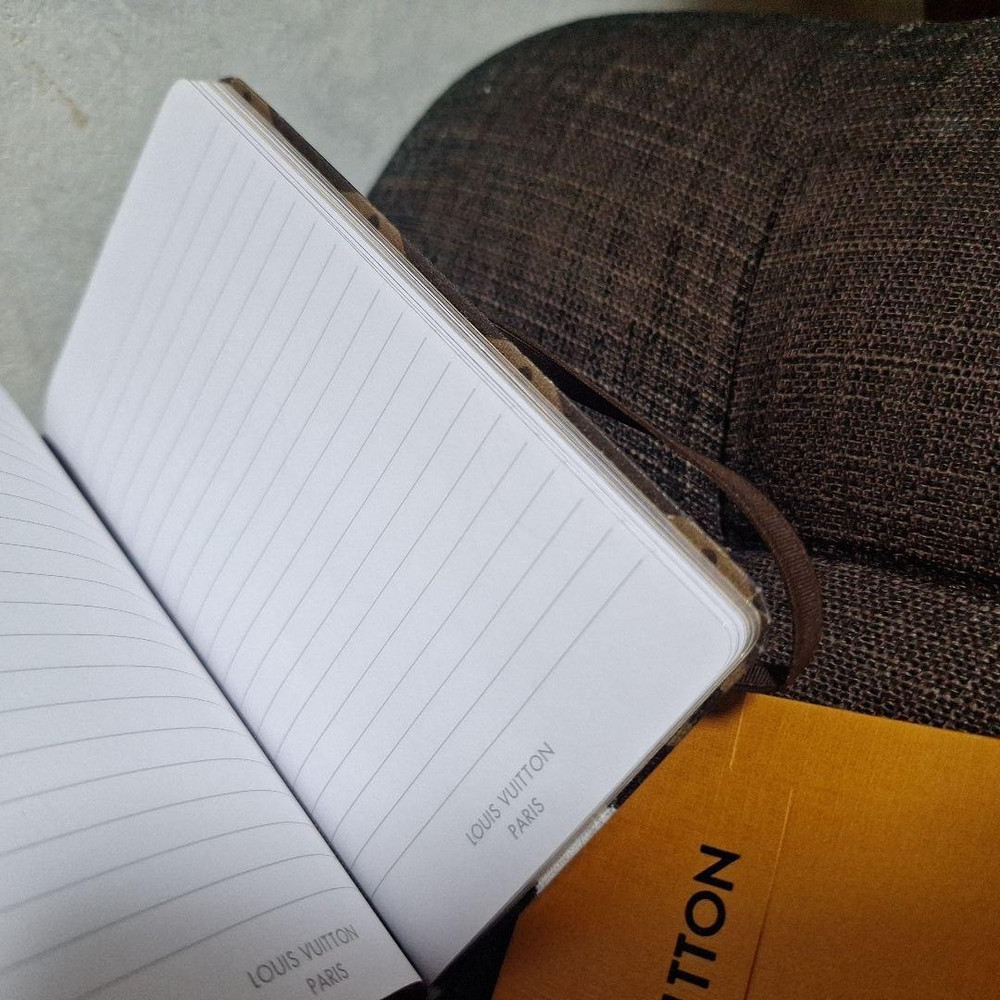 Auth Louis Vuitton Catogram Mini Notebook PM CI1389