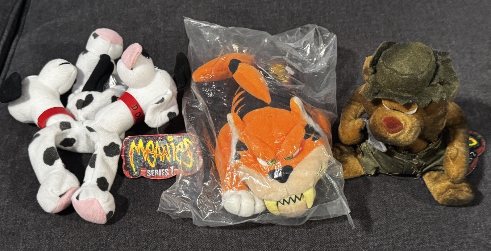 NEW Lot x17 Meanies Stuffed Beanie Plush Series 1 /2/INfamous NWT Rare