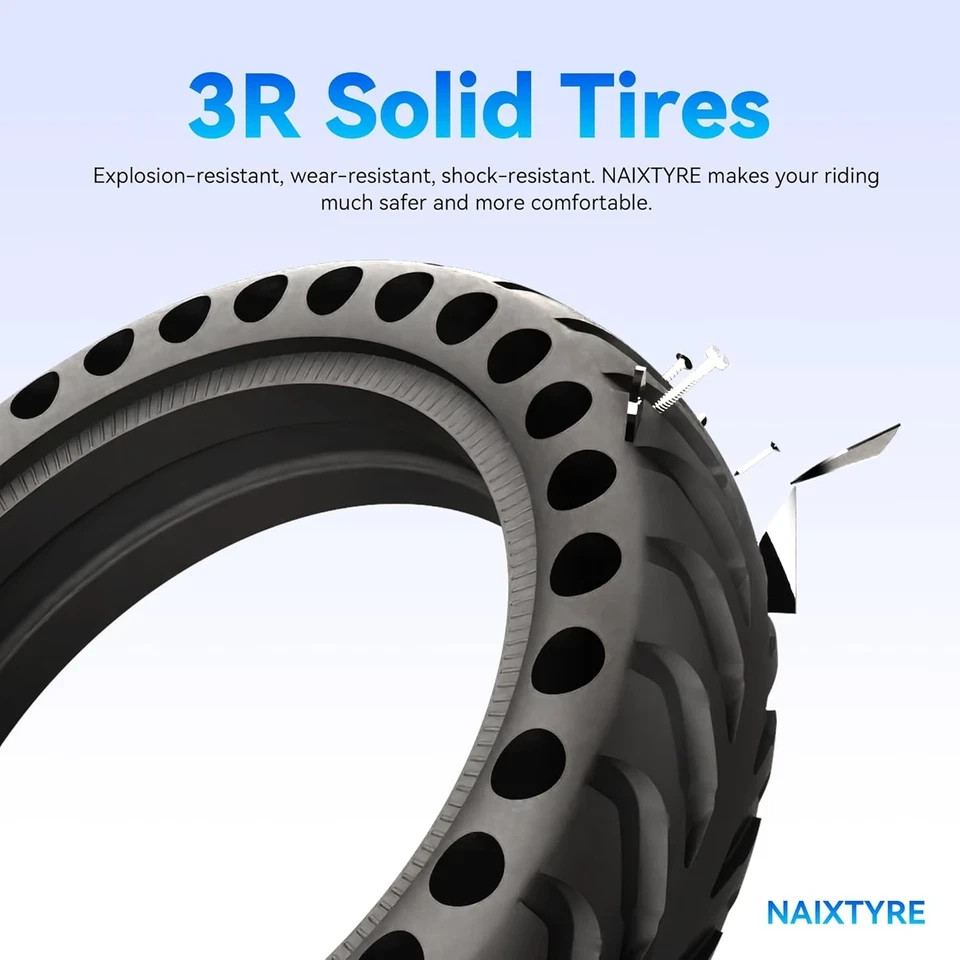 8.5X2 '' Inch Solid Tires for Electric Scooters,This Solid Tire Is Compatible wi