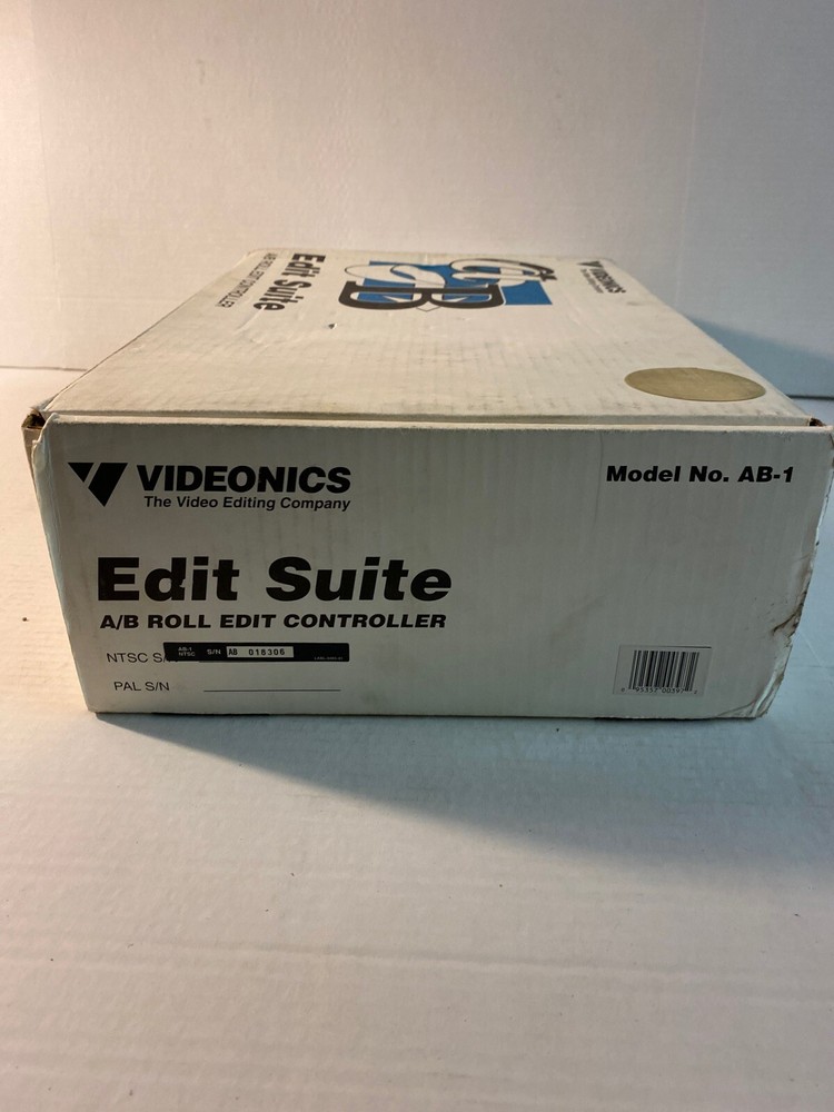 Videonics Edit Suite A/B Roll Edit Controller Model No. AB-1 New But Not Tested