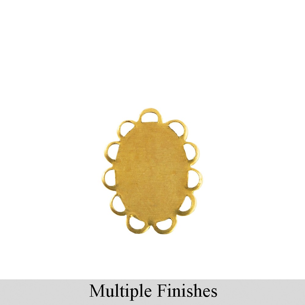 14x10mm Flat Pad Lace Edge Oval Setting (10)