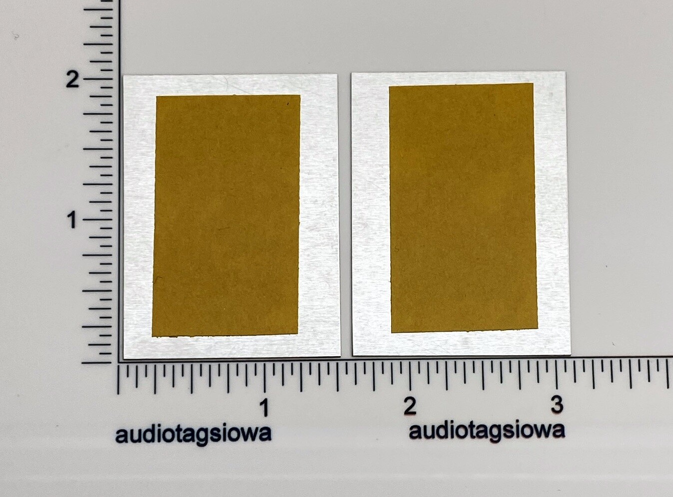 Echoplex Maestro EP-3 Badges Pair Custom Made Aluminum