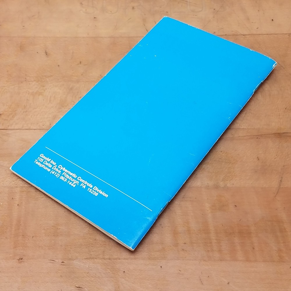 Gould 2000-0052 480 Programmer reference guide - USED