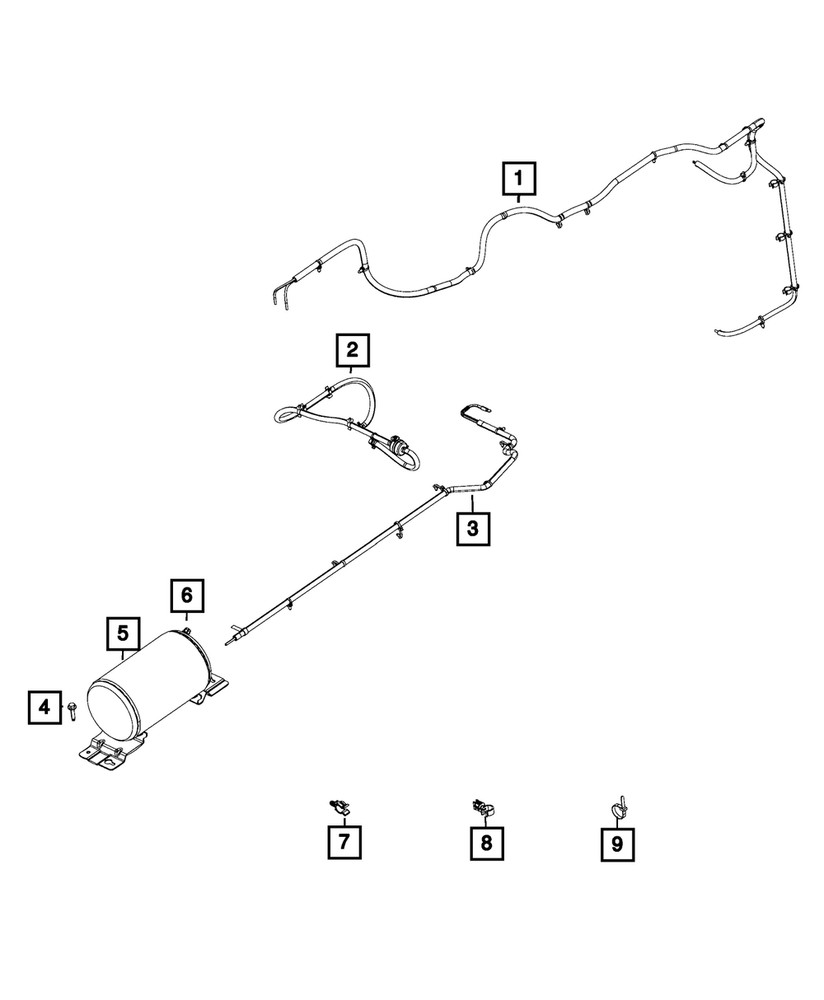 Genuine Mopar Air Filter 68197442AB