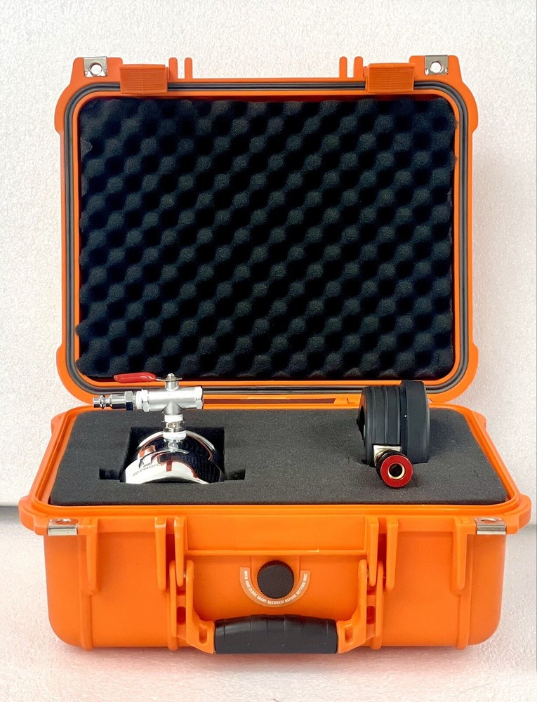 2-1/2" NST Hydrant Flow 30* Elbow Diffuser 160Psi /2120GPM Line Gauge with Case