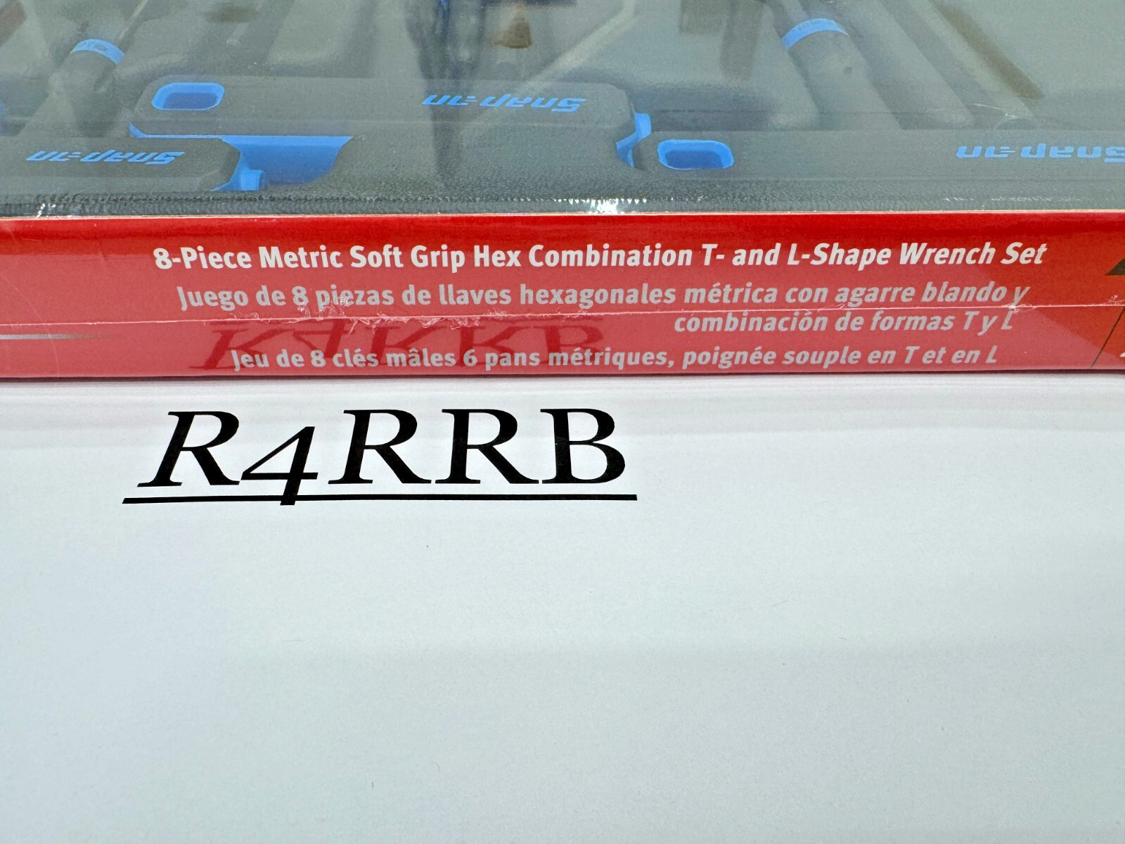 Snap-on Tools SPAIN NEW 8pc Metric SOFT GRIP T HANDLE Hex ALLEN Set AWSGM800A