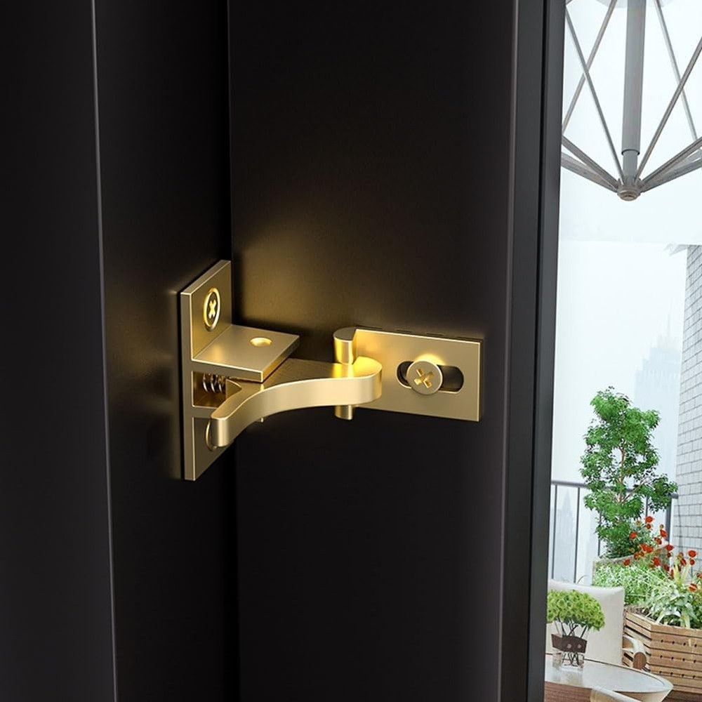 Durable Solid Brass Elbow Latch Pack – Ideal for Windows & Cabinet Doors (8 pcs)