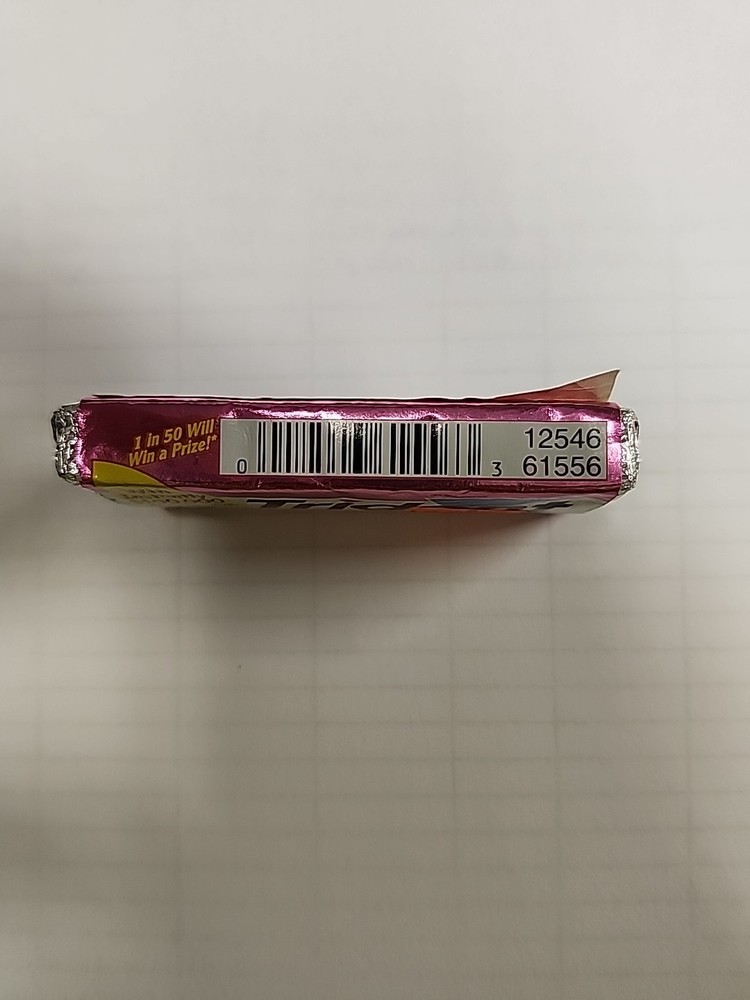 Trident Sugarless Bubble Gum, Vintage, Sealed Pack