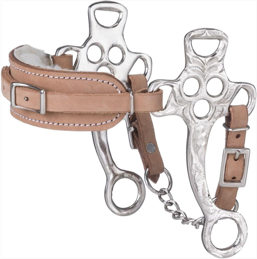 Fleece Lined Silver Hackamore