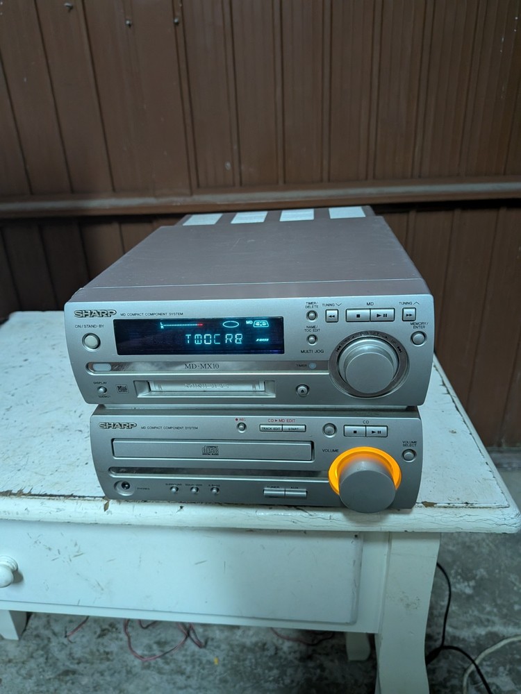 Sharp MD-MX10H MiniDisc CD Compact Hi-Fi System - Fully Tested & Working