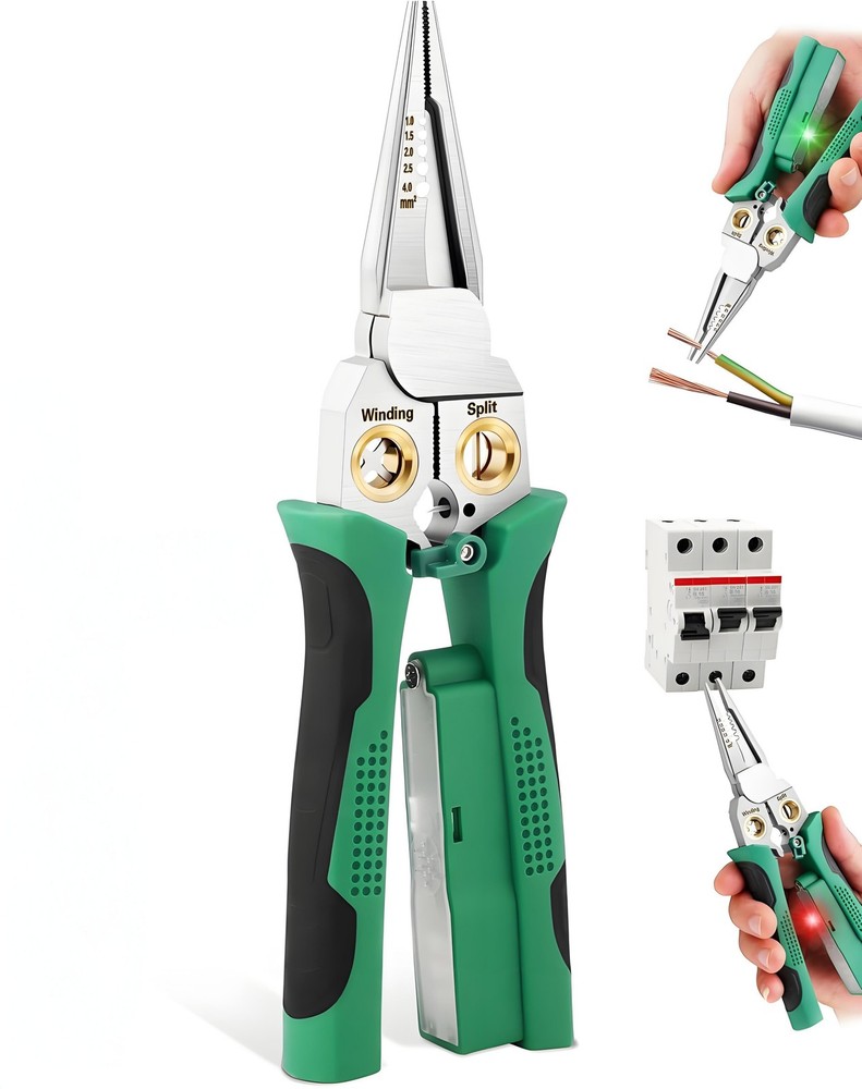 Professional Wire Stripper AWG 18-4/0mm² Cable Cutting & Stripping Tool