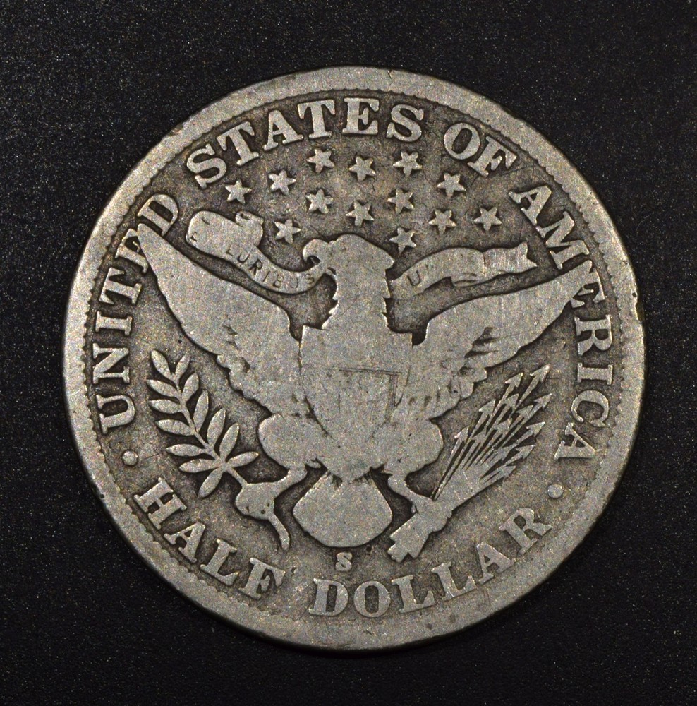 1904-S Barber Half Dollar "VG"