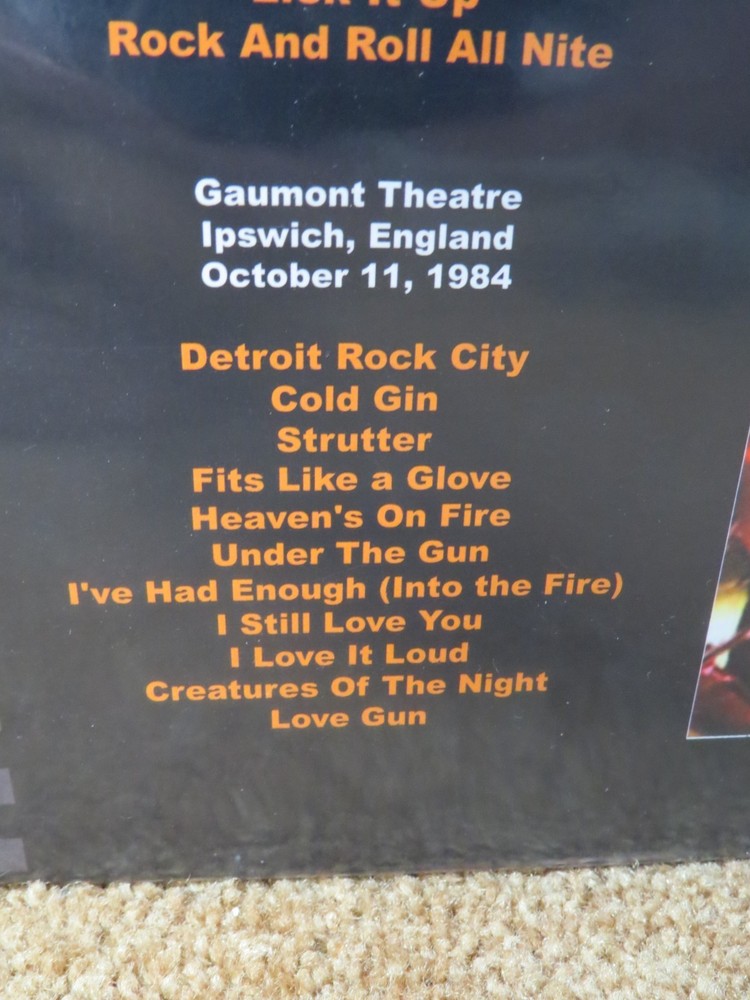 KISS ANIMALIZE LIVE KRONICLES 4LP BOX SET SEALED #276 / 300 COLORED VINYL