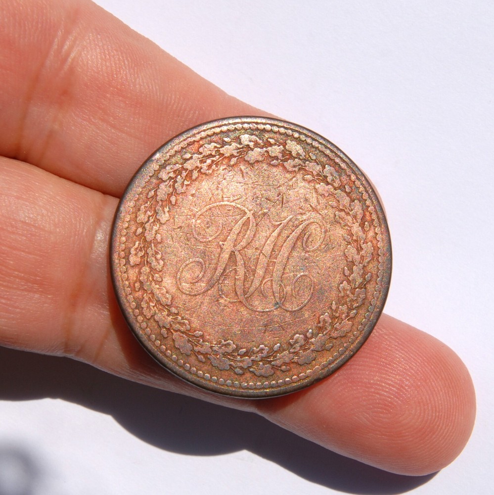 1814 Lower Canada "RH" Richard Hurd One Penny Token