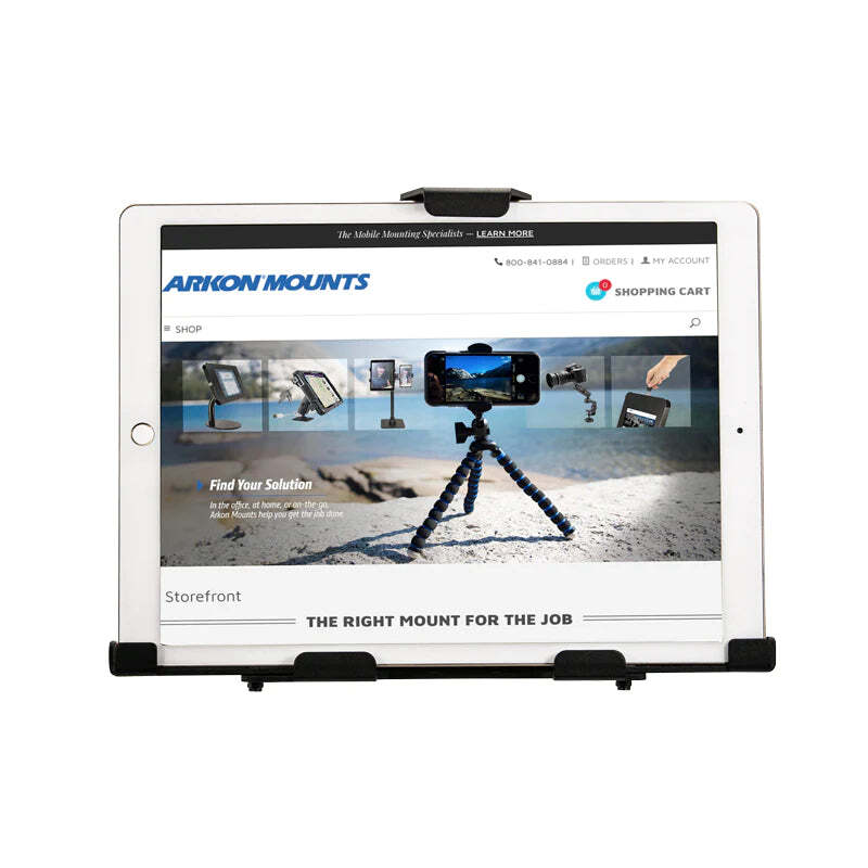 Arkon TAB4XLKL-B Large Universal Locking Tablet Holder with Key Lock