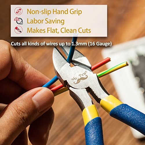 Flush Wire Cutter Diagonal Cutter for Electronics Wire Jewelry Plastic