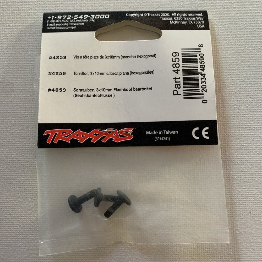 Traxxas Hex Drive Flathead Screws 4859 NEW