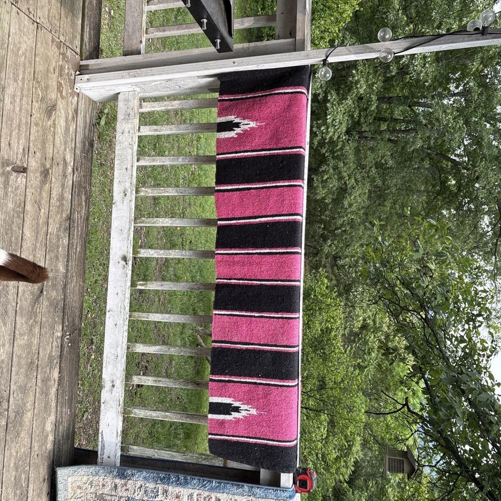 Pink Mayatex Western Saddle Blanket